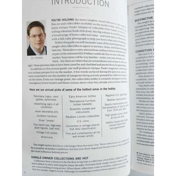 Antiques & Collectibles 2016 Eric Bradley price guide 32nd Edition Reseller tool - Picture 3 of 7